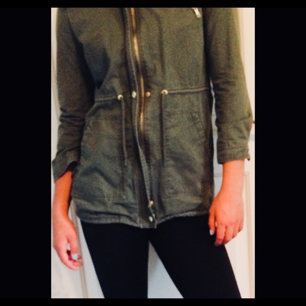 Army green jacket